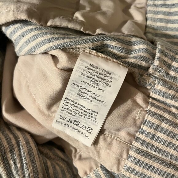 Madewell x The New Denim Project Patchwork Paperbag Pants Stripe - Picture 3 of 6